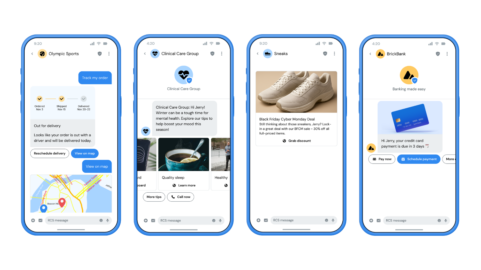 Rich & Interactive RCS Messaging