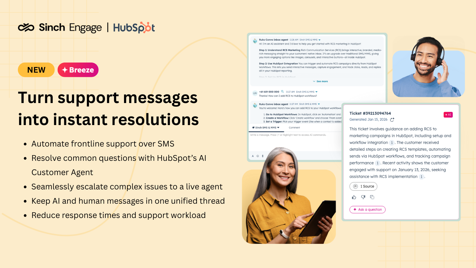 Automate frontline support and resolve customer questions instantly