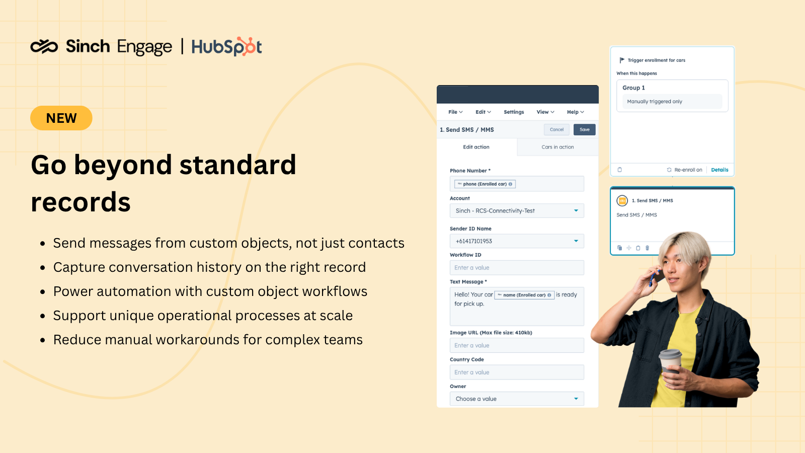 Bring messaging to the records that power your business